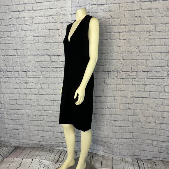 Lauren Ralph Lauren Cashmere & wool black dress size Large - Picture 7 of 14